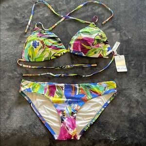 Vibrant Multicolor Bikini Set